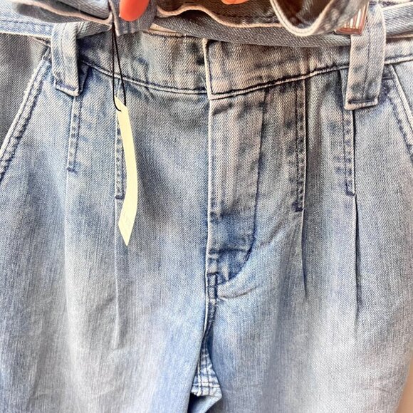 La Vie‎ Rebecca Taylor Women's Tie Waist Jean 26 Light Wash Denim - Picture 3 of 6
